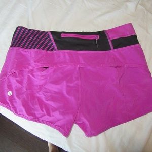 Lululemon speed shorts size 6